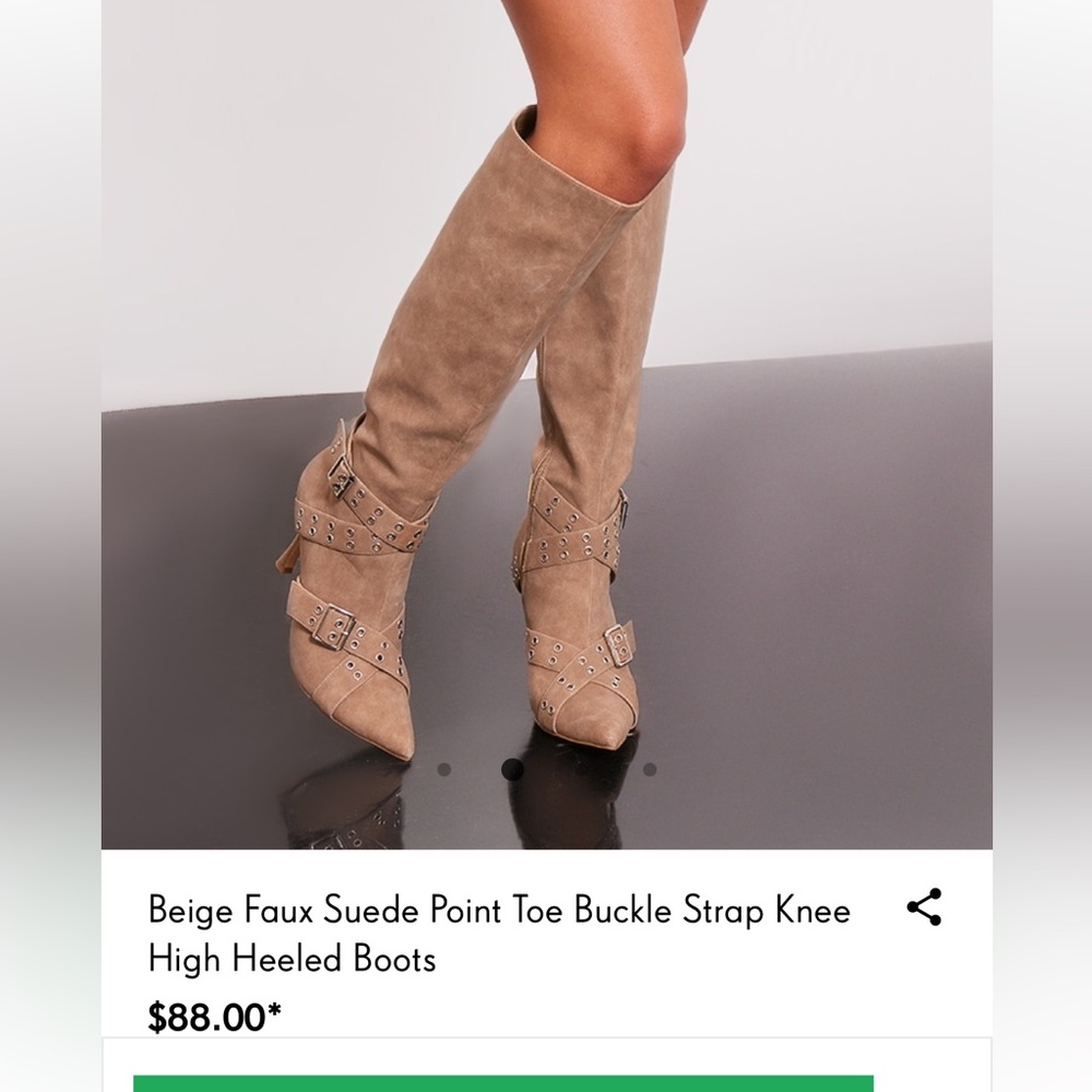 PrettyLittle Thing high boots!